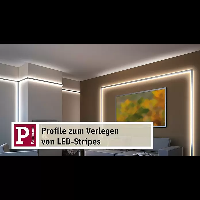 Paulmann Delta Eckverbinder Outside Corner - Außen, Kunststoff, 2 Stk. - Paulmann Licht: Indirektes LED-Licht: YourLED Strip und Duo- und Delta-Profile
