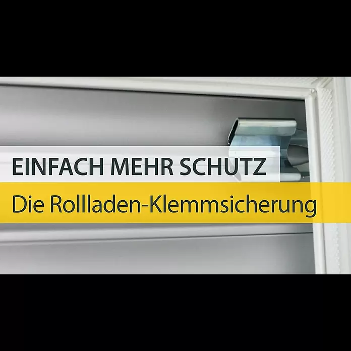 Schellenberg KlemmsicherungGeeignet für Profil-Deckhöhe: Ab 45 mm, 2 Stk. - Mehr Schutz fürs Zuhause - Rollladen-Klemmsicherung von Schellenberg