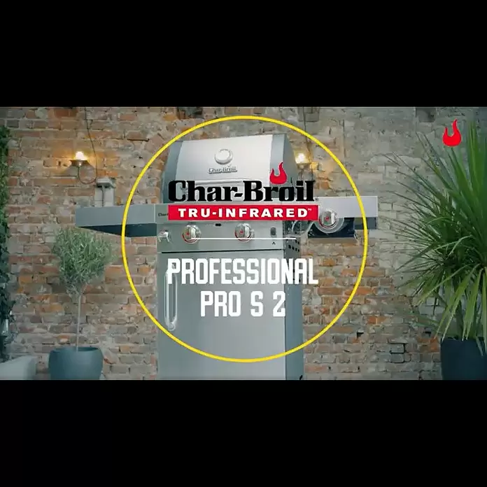 Char-Broil Gasgrill Professional Pro S2 - Anzahl Brenner: 2 - Professional Pro S 2 Gasgrill - Char-Broil