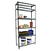 Simonrack Simonclick Metallregal Simonclick Plus (H x B x T: 250 x 100 x 40 cm, Traglast pro Boden: 180 kg, Anzahl Böden: 6 Stk., Stecken, Anthrazitgrau) | BAUHAUS