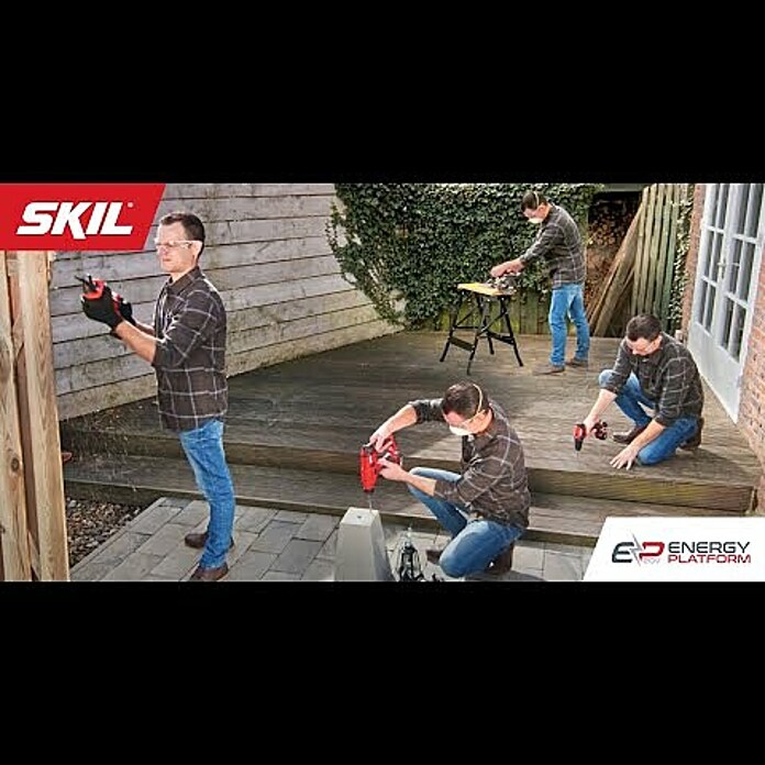 Skil PWRCore 20V Akku-Pendelhubstichsäge 3420 CA (20 V, Ohne Akku, Leerlaufhubzahl: 0 Hübe/min - 2.800 Hübe/min) | BAUHAUS