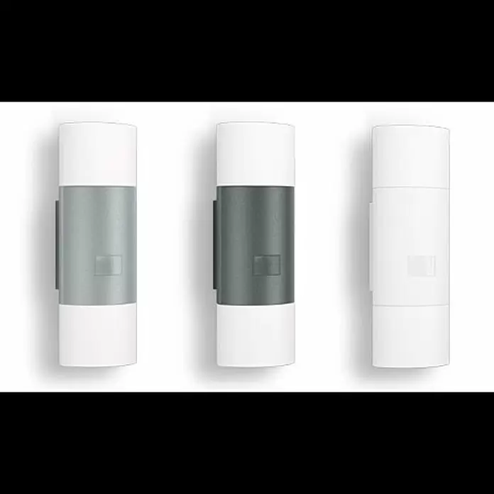 Steinel LED-Sensor-Außenwandleuchte L 910 S anthrazit - 9,8 W, L x B x H: 8 x 8,5 x 23,5 cm, Anthrazit, Weiß, Warmweiß - Sensor LED-Leuchte | L 900/910 LED | STEINEL DIY