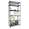 Simonrack Simonclick Metallregal Simonclick Plus (H x B x T: 250 x 100 x 40 cm, Traglast pro Boden: 180 kg, Anzahl Böden: 6 Stk., Stecken, Anthrazitgrau) | BAUHAUS