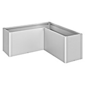 Biohort Belvedere Hochbeet Midi L-Form (152 x 152 x 61 cm, Stahl, Silber Metallic) | BAUHAUS