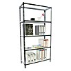 Simonrack Simonclick Metallregal Simonclick Plus (H x B x T: 200 x 100 x 30 cm, Traglast pro Boden: 180 kg, Anzahl Böden: 5 Stk., Stecken, Anthrazit/Weiß) | BAUHAUS