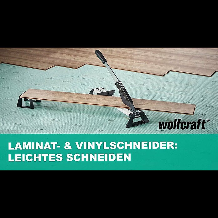 Wolfcraft Laminat- & Vinylschneider VLC 800Schnittbreite: 465 mm, Aluminium Product