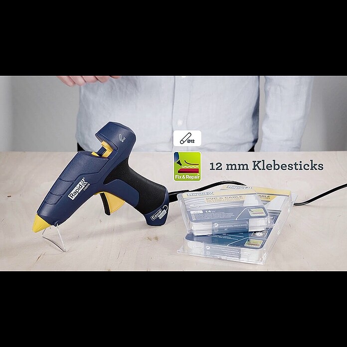 Rapid Heißklebepistolen-Set CG270Durchmesser Klebepatrone: 12 mm, 250 W, Passend für: Klebestifte 12 x 190 mm Product