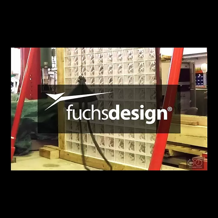 Fuchs Design Verlegesystem Quick Fix - PVC, Passend für: Glasbausteine 19 x 19 cm, 10 Glasbausteine - Fuchs Design Quick-Fix Pendelschlag-Versuch