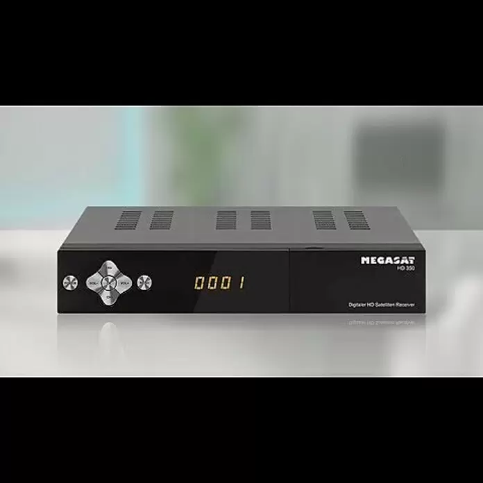 Megasat HDTV-Sat-Receiver HD 350 V3 - 1.920 x 1.080 Pixel (Full HD), HDMI-Eingang, L x B x H: 140 x 220 x 40 mm - Megasat HD 350