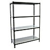 Simonrack Simonclick Metallregal Simonclick Plus (H x B x T: 150 x 90 x 40 cm, Traglast pro Boden: 180 kg, Anzahl Böden: 4 Stk., Stecken, Anthrazitgrau) | BAUHAUS