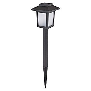 Globo Solarna ukrasna LED svjetiljka (Crne boje, D x Š x V: 8 x 8 x 37 cm, 3 Kom.)