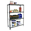 Simonrack Simonclick Metallregal Simonclick Plus (H x B x T: 150 x 90 x 40 cm, Traglast pro Boden: 180 kg, Anzahl Böden: 4 Stk., Stecken, Anthrazitgrau) | BAUHAUS