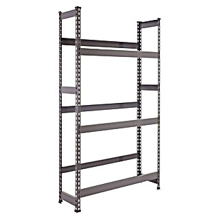 Simonrack Simonbottle Estantería para cajas de bebidas (Al x An x Pr: 180 x 100 x 30 cm, Carga límite balda: 100 kg, Número de baldas: 3 ud., Inserción, Gris)
