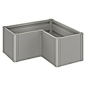 Biohort Belvedere Hochbeet Mini L-Form (102 x 102 x 45 cm, Stahl, Quarzgrau Metallic) | BAUHAUS