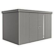 Biohort Neo Gerätehaus 2D (Außenbreite inkl. Dachüberstand: 348 cm, Außentiefe inkl. Dachüberstand: 236 cm, Stahl, Quarzgrau-Metallic, Doppeltür) | BAUHAUS