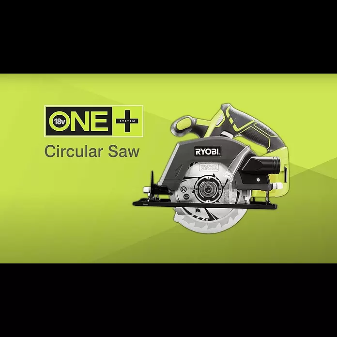 Ryobi ONE+ Akku-Handkreissäge R18CS-0 - 18 V, Ohne Akku, Leerlaufdrehzahl: 4.700 U/min - Ryobi ONE+ Akku-Handkreissäge R18CS