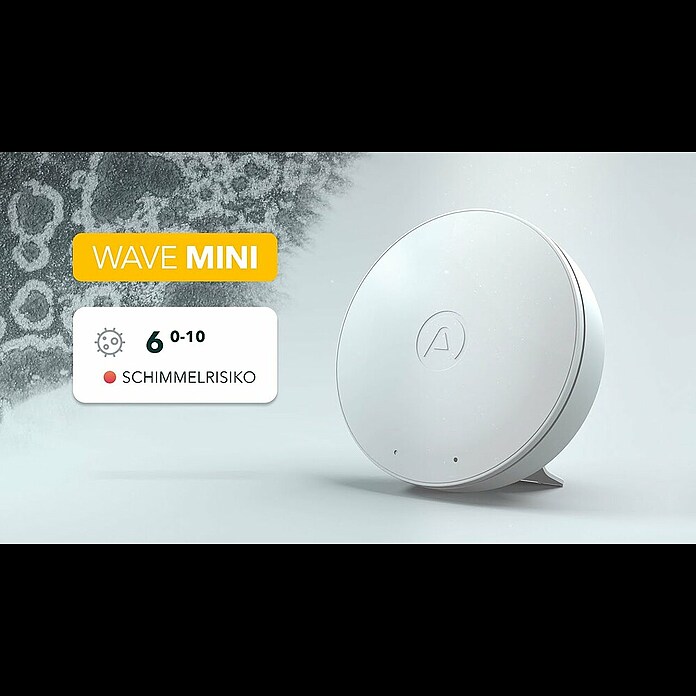 Airthings Luftqualitätsmonitor Wave MiniDurchmesser: 80 mm, Batterielaufzeit: 3 Jahre Product