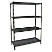 Simonrack Simonclick Metallregal Simonclick Super Plus (H x B x T: 150 x 110 x 30 cm, Traglast pro Boden: 200 kg, Anzahl Böden: 4 Stk., Stecken, Anthrazit/Anthrazit) | BAUHAUS