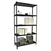 Simonrack Simonclick Metallregal Simonclick Mega Plus (H x B x T: 200 x 120 x 50 cm, Traglast pro Boden: 200 kg, Anzahl Böden: 5 Stk., Stecken, Anthrazit/Silber) | BAUHAUS