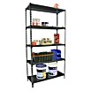 Simonrack Simonclick Metallregal Simonclick Mega Plus (H x B x T: 200 x 120 x 50 cm, Traglast pro Boden: 200 kg, Anzahl Böden: 5 Stk., Stecken, Anthrazit/Silber) | BAUHAUS