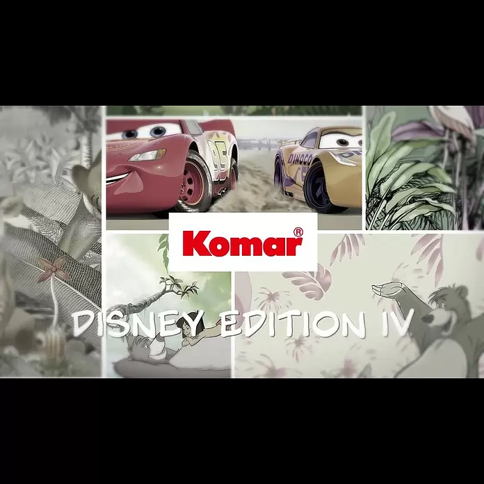 Komar Disney Edition 4 Fenstersticker Frozen Flower19 -tlg., Bunt, Adhäsionsfolie Product
