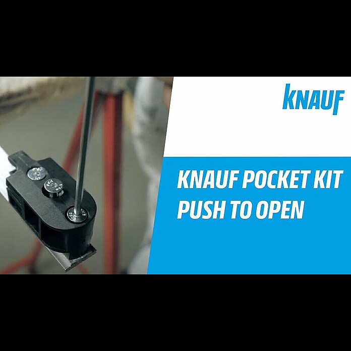 Knauf Drucktüröffner Pocket KitPassend für: Schiebetürsystem Pocket Kit, Kunststoff Product