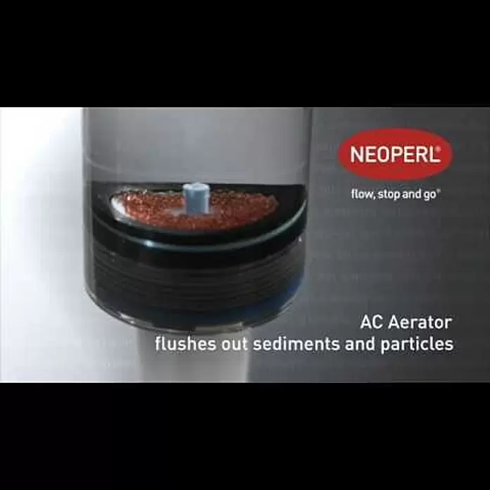 Neoperl Cascade SLC Strahlregler - M24, 1 Stk., Verchromt - AutoClean Tap Insert by Neoperl