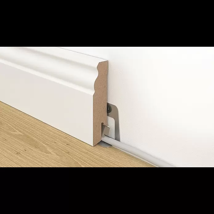 Leistenclip ExPress Clip 2 - 50 Stk. - KGM ExPressClip 2 | Montagevideo: Sockelleisten anbringen EINFACH gemacht! Fußleisten montieren.