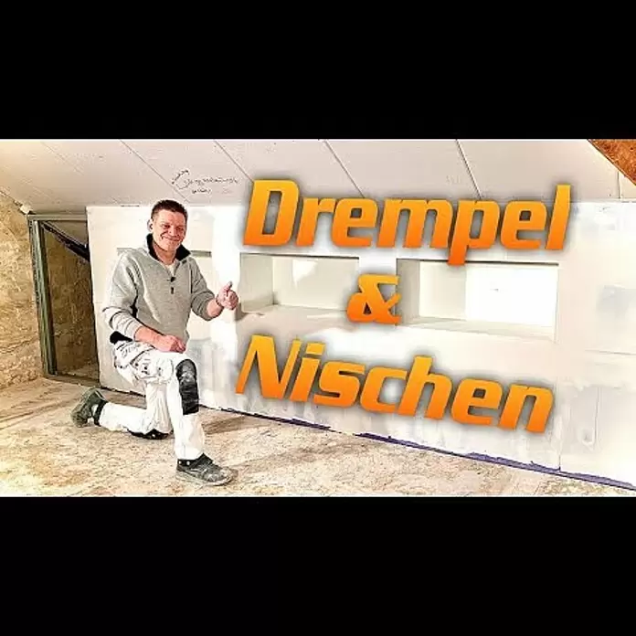 Knauf Wandnischen-Set XL - 100 x 36,2 cm - Kniestock mit Wandnischen als Regal bauen: Selber machen mit Knauf-System
