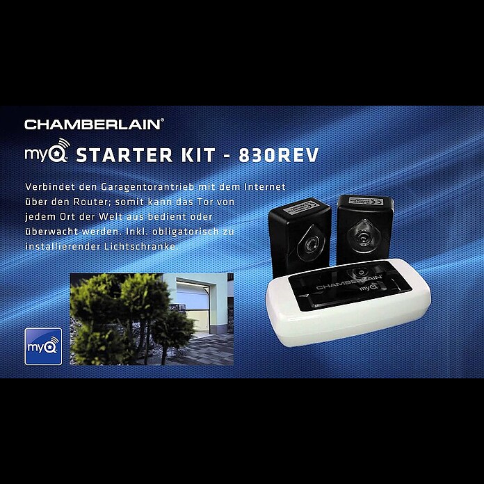 Chamberlain MyQ-Starter-Kit 830REV (Passend für: Chamberlain Garagentorantriebe MotorLift 800/MotorLift 1000 Slim/MotorLift 1000 Family) | BAUHAUS