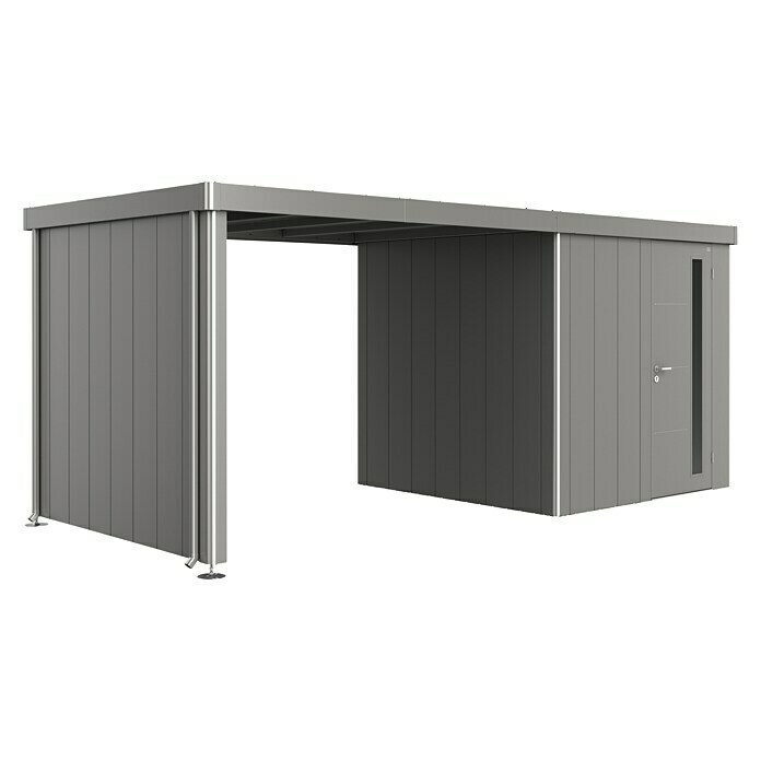 Biohort Neo Seitendach (Passend für: Biohort Gerätehaus Neo 2A/2B/2C/2D, Quarzgrau Metallic, 300 x 235 cm) | BAUHAUS