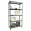 Simonrack Simonclick Metallregal Simonclick Plus (H x B x T: 180 x 90 x 50 cm, Traglast pro Boden: 180 kg, Anzahl Böden: 5 Stk., Stecken, Anthrazitgrau) | BAUHAUS
