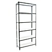 Simonrack Simonclick Metallregal Simonclick Mini (H x B x T: 250 x 80 x 30 cm, Traglast pro Boden: 180 kg, Anzahl Böden: 6 Stk., Stecken, Anthrazit/Weiß) | BAUHAUS