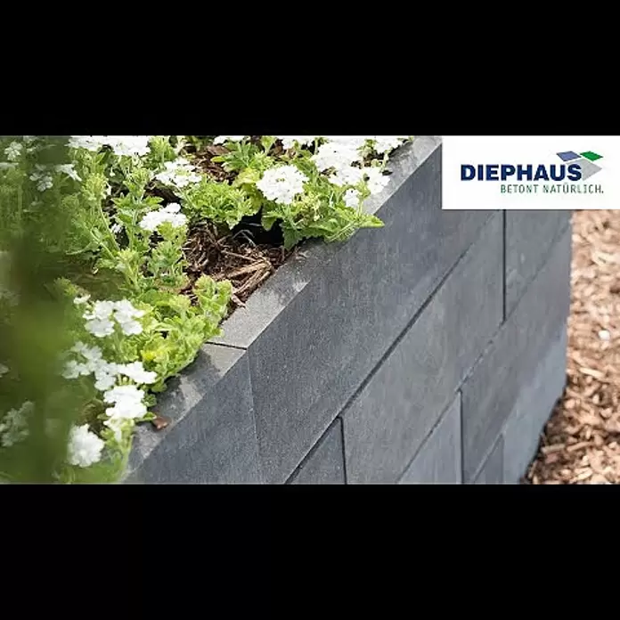 Diephaus Schalungsstein Cary - 50 x 24 x 25 cm, Sandstein, Beton - Cary Schalungssteine DIEPHAUS