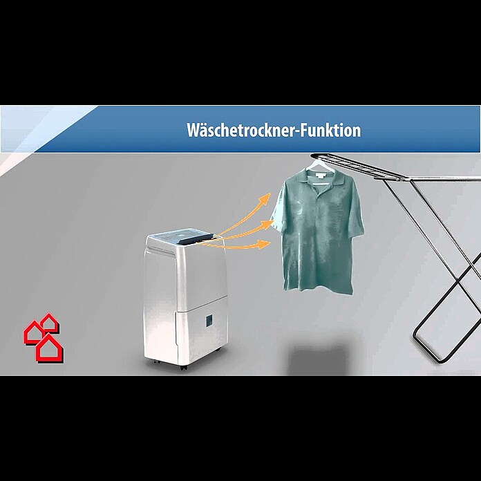 Proklima Luftentfeuchter 3 in 1Entfeuchtungsleistung: 30 l/Tag, Raumgröße: 84 m² Product