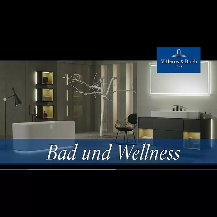Villeroy & Boch Finion Waschtisch - 100 x 47 cm, Sichtbarkeit Überlauf: Verdeckt, Oberfläche Beckenunterseite: Ungeschliffen, Ohne Ablaufventil, Weiß - Finion