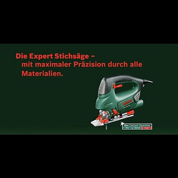 Bosch Stichsäge PST 900 PEL (620 W, 500 Hübe/min - 3.100 Hübe/min) | BAUHAUS