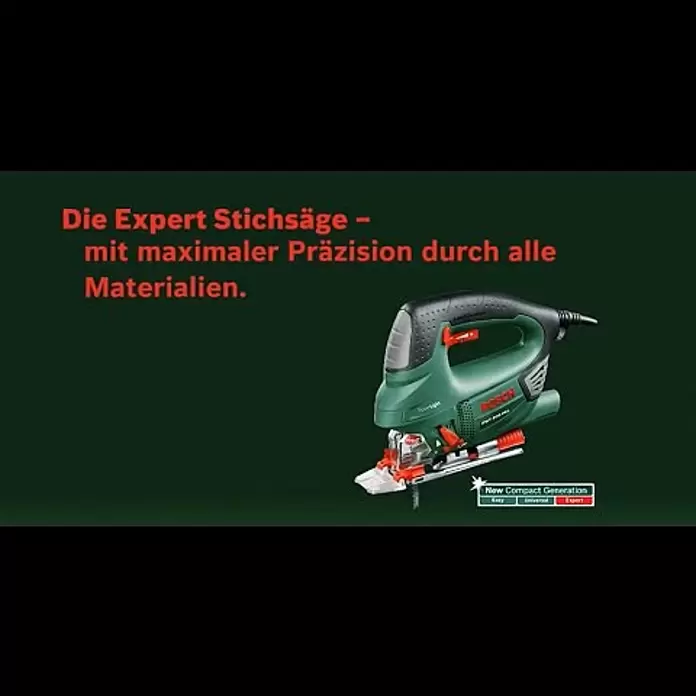 Bosch Elektro-Pendelhubstichsäge PST 900 PEL - 500 /min - 3.100 /min, Max. Schnitttiefe in Holz: 90 mm, Anzahl Pendelhubstufen: 4 Stk. - Bosch-Pendelhubstichsäge PST 900 PEL