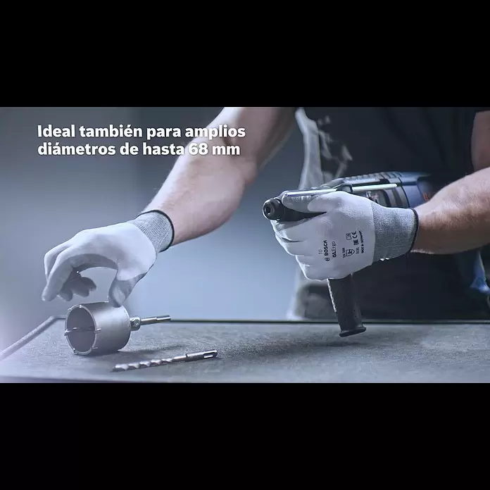 Bosch Professional Martillo combinado GBH 2-26 F - 830 W, 2,7 J, Alojamiento SDS-Plus - Martillo perforador Bosch GBH 2-26 F Professional