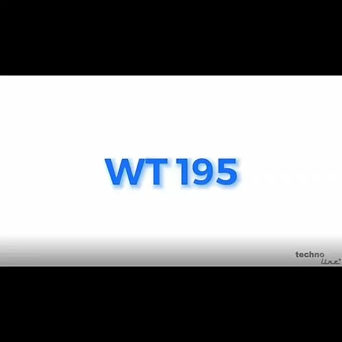 Radio-réveil - TECHNO LINE - WT 195 - AA - Noir - 95 x 32 x 80 mm
