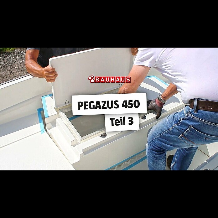 PEGAZUS GFK-Boot 450 Ready to Go 50 (36,8 kW, Geeignet für: Max. 5 Personen, CE-Klasse C) | BAUHAUS