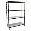 Simonrack Simonclick Metallregal Simonclick Mega Plus (H x B x T: 150 x 120 x 50 cm, Traglast pro Boden: 200 kg, Anzahl Böden: 4 Stk., Stecken, Anthrazit/Silber) | BAUHAUS
