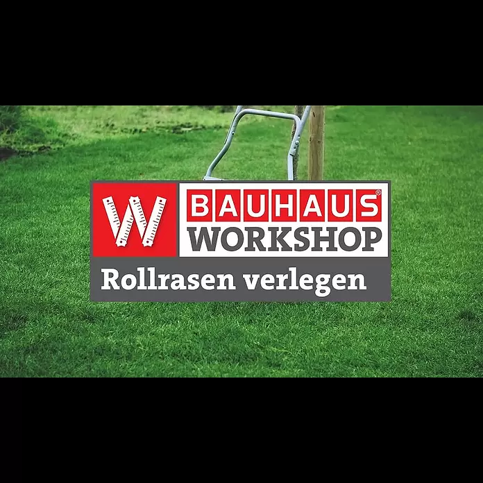 Piardino Rollrasen50 m² - 99 m², Sport- & Spielrasen, Gräser nach RSM 2.3 - BAUHAUS Workshop - Rollrasen verlegen [Anleitung]