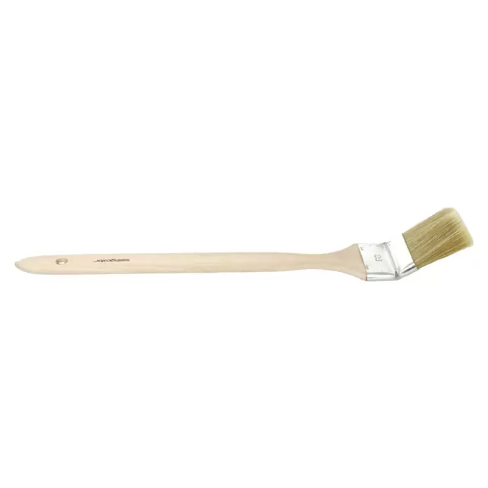 swingcolor Premium Heizkörperpinsel - Breite Borsten: 60 mm, Kunststoffborsten, Naturholz