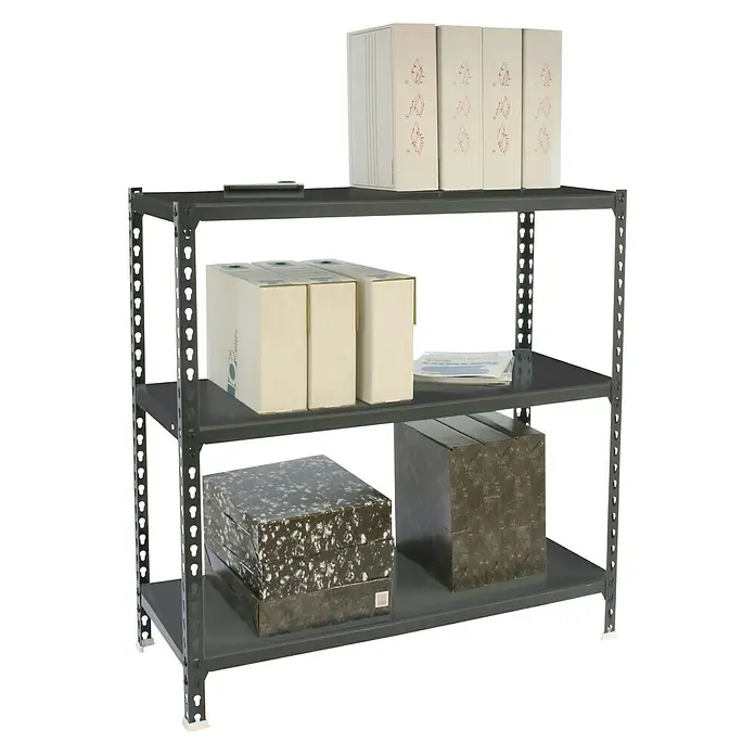 Simonrack Metalen Rek Met Schroeven Advantage Plus – Verzinkt, Hoog Draagvermogen, Verstelbare Planken Doe-het-zelf Rek