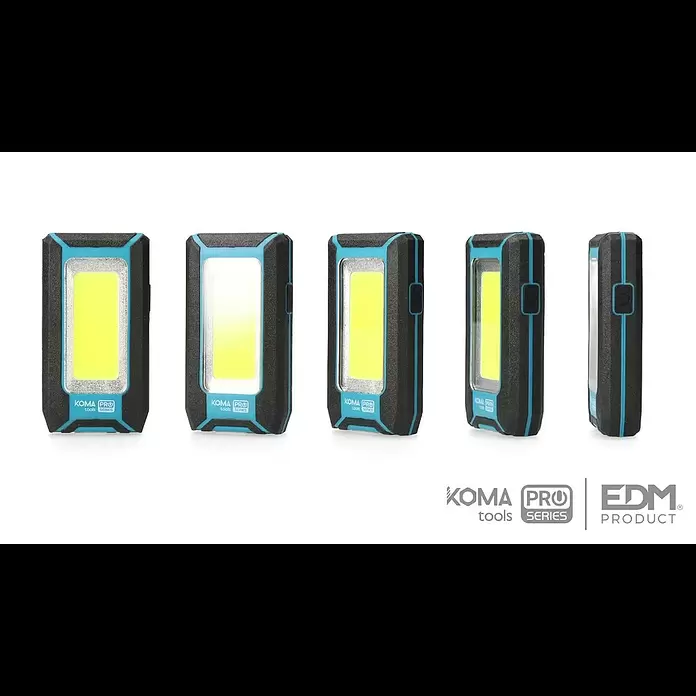 Koma Tools PRO Series Linterna - 2,5 x 6 x 11 cm, 500 lm - Linterna LED COB 500Lumens. KOMA TOOLS PRO SERIES