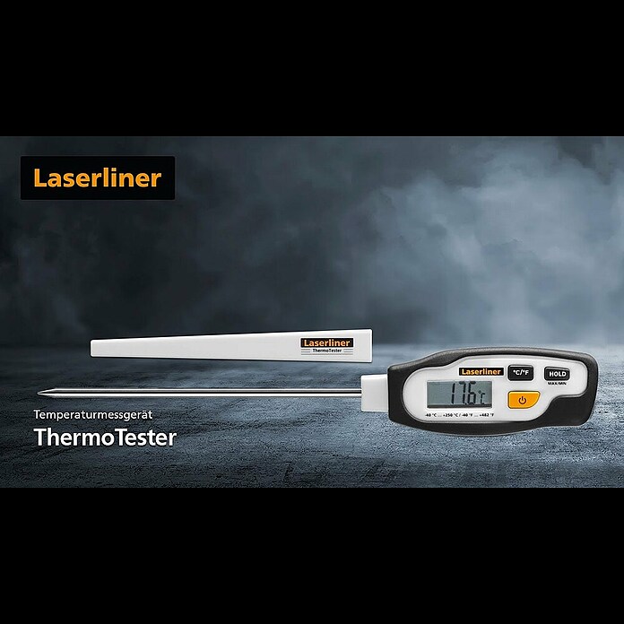 Laserliner Temperaturmessgerät ThermotesterMessbereich: -40 °C bis +250 °C Product