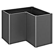 Biohort Belvedere Hochbeet Maxi L-Form (102 x 102 x 77 cm, Stahl, Dunkelgrau Metallic) | BAUHAUS