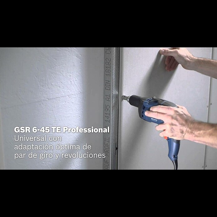 Bosch Professional Atornillador para placas de yeso GSR 6-45 TE (701 W, 4.500 r.p.m.) | BAUHAUS