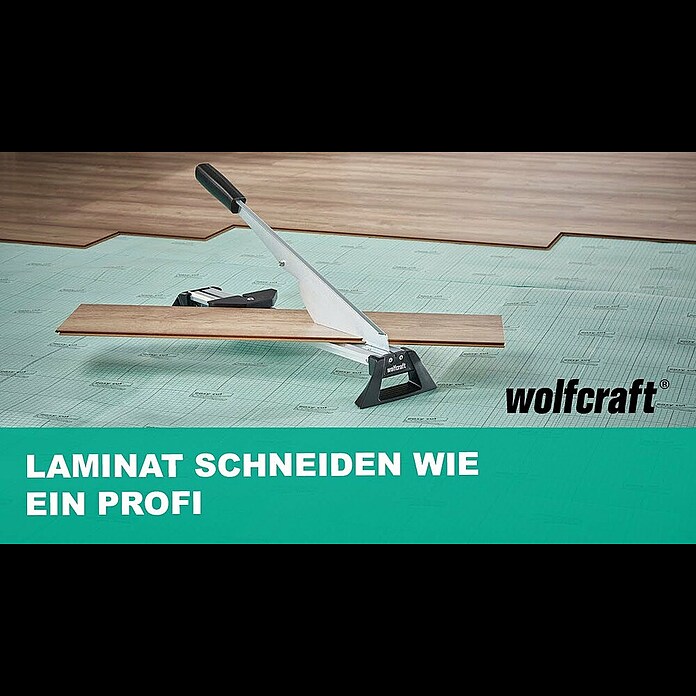 Wolfcraft Laminatschneider LC 600 (Geeignet für: Laminat, Schnittbreite: 465 mm, Material: Aluminium) | BAUHAUS